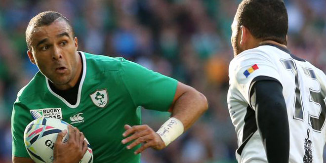 ireland romania simon zebo rugby world cup americas rugby news