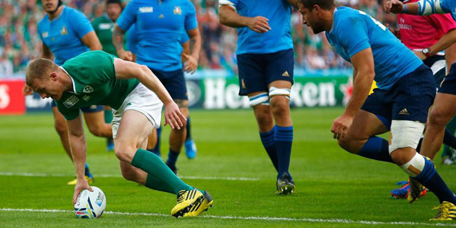 keith earls ireland italy rugby world cup americas rugby news