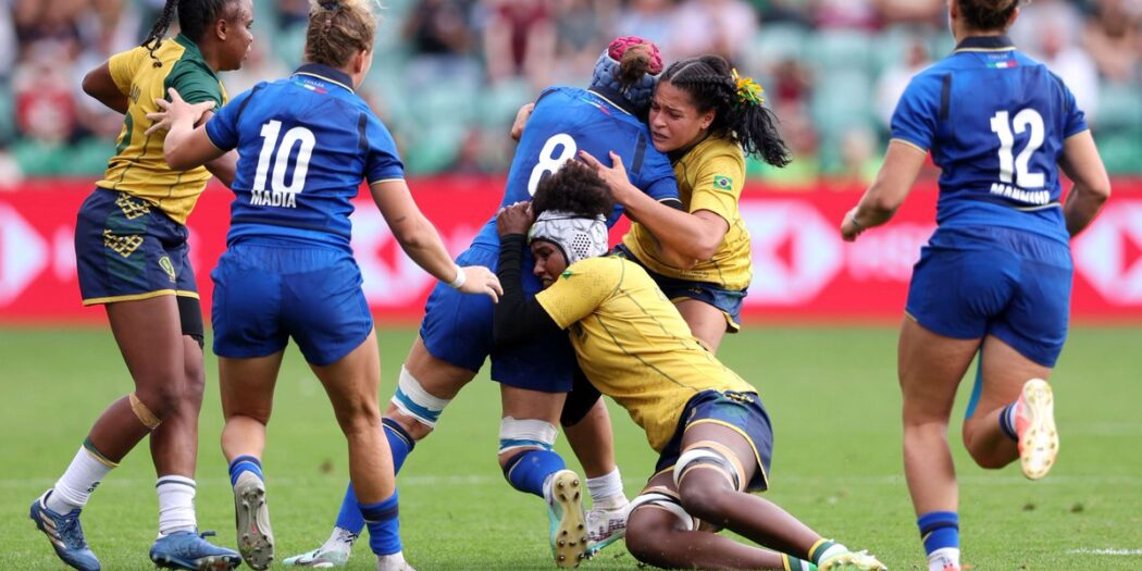 Rfc Inauguration Brazil fall to Italy to end inaugural participation at a Rugby World ...